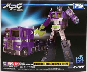 Transformers Masterpiece 10 Inch Action Figure - Shattered Glass Optimus Prime MPG-12