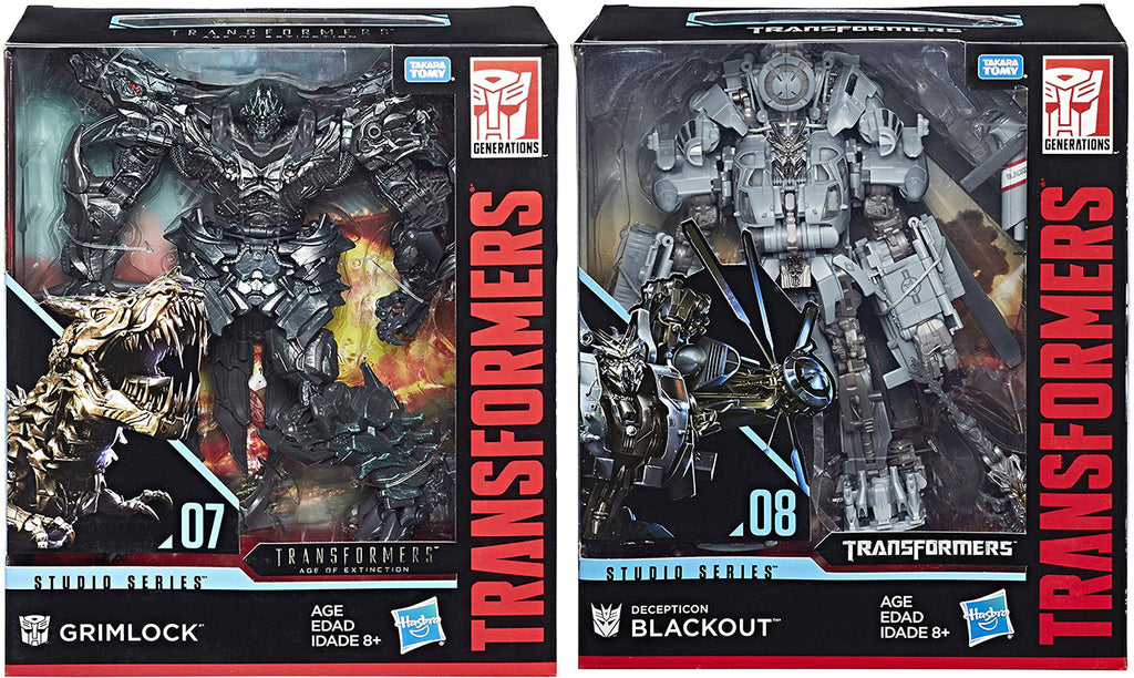 Transformers Movie Studio Series 10 Inch Action Figure Leader Class - Set of 2 (#07 to #08)