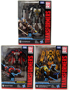 Transformers Movie Studios Series 5 Inch Action Figure Deluxe Class - Set of 3 (Cogman - Shatter - Scrapmetal)