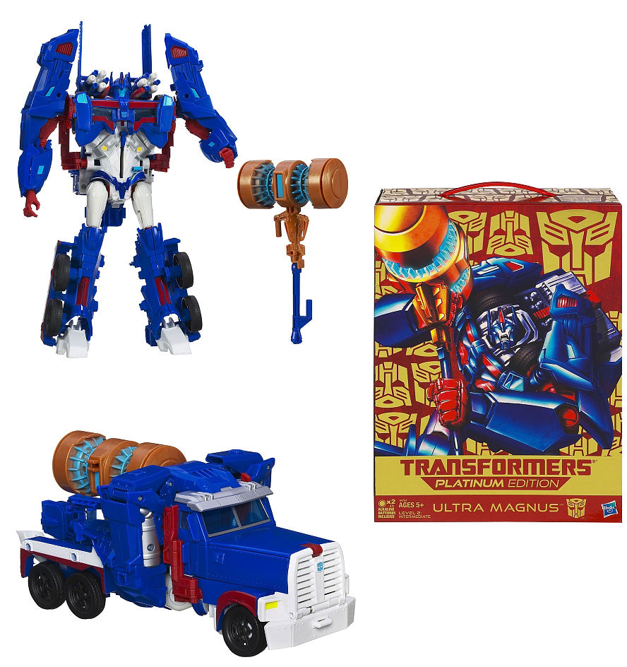 Transformers 9 Inch Action Figure Platinum Edition - Platinum Ultra Magnus