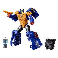 Transformers Power Of The Primes Figure Exclusive Deluxe Class - Punch-Counterpunch and Prima Prime (Shelf Wear)