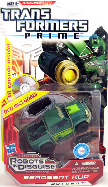 Transformers Prime Robots In Disguise 013 Sergeant Kup (DVD Included) - Deluxe