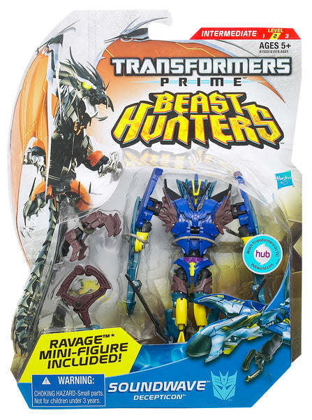 Transformers Prime Beast Hunters 6 Inch Action Figure (2013 Wave 1) -  Soundwave