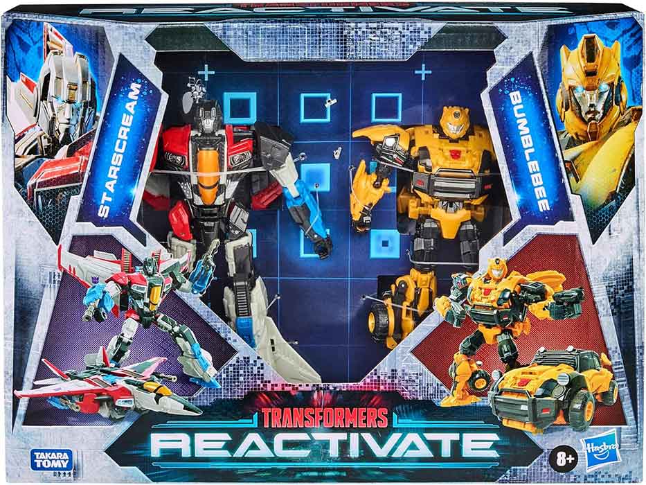 Transformers Reactivate 6 Inch Action Figure Deluxe Class 2-Pack