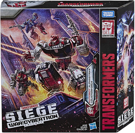 Transformers Siege War For Cybertron Deluxe Class 6 Inch Action Figure 3-Pack Exclusive - Alphastrike Counterforce Reissue