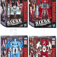 Transformers Siege War For Cybertron 6 Inch Action Figure Deluxe Class - Set of 4 (Ironhide - Chromia - Prowl - Six Gun)