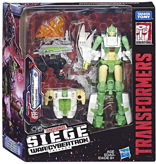 Transformers Siege War For Cybertron 6 Inch Action Figure Deuxe Class - Greenlight & Dazlestrike Exclusive