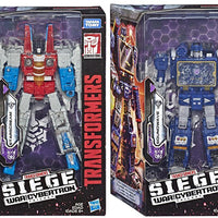 Transformers Siege War For Cybertron 7 Inch Action Figure Voyager Class - Set of 2 (Starscream - Soundwave)