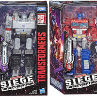 Transformers Siege War For Cybertron 7 Inch Action Figure Voyager Class Wave 1 - Set of 2 (Optimus Prime & Megatron)