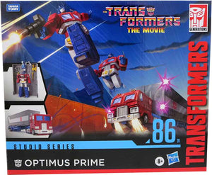 Transformers Studio Series 7 Inch Action Figure Commander Class - Optimus Prime with Trailer #31