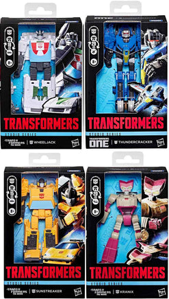 Transformers Studio Series 6 Inch Action Figure Deluxe Class (2026 Wave 2) - Set of 4 (Sunstreaker - Kranix - Wheeljack - Thundercracker)