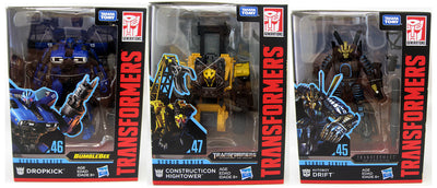 Transformers Studio Series 6 Inch Action Figure Deluxe Class - Set of 3 (Dropkick - Hightower - Drift)