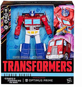 Transformers Studio Series 7 Inch Action Figure Leade Class Exclusive - Battle Damaged Optimus Prime