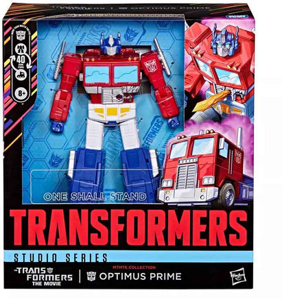 Transformers Studio Series 7 Inch Action Figure Leade Class Exclusive - Battle Damaged Optimus Prime