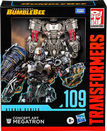 Transformers Studio Series 8 Inch Action Figure Leader Class (2024 Wave 1) - Concept Art Megatron #109