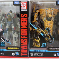 Transformers Studio Series 7 Inch Action Figure Voyager Class (2020 Wave 3) - Set of 2 (Skipjack - Blitzwng)