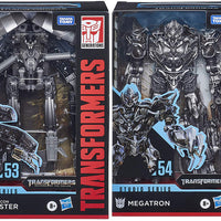 Transformers Studio Series 7 Inch Action Figure Voyager Class - Set of 2 (Mixmaster - Megatron)