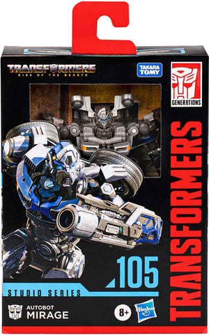 Transformers Studio Series 6 Inch Action Figure Deluxe Class (2023 Wave 4) - Mirage #105