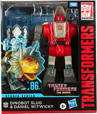 Transformers Studio Series 8 Inch Action Figure Leader Class (2021 Wave 3) - Dinobot Slug and Daniel Witwicky