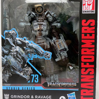 Transformers Studio Series 8 Inch Action Figure Leader Class (2021 Wave 3) - Grindor & Ravage
