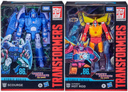 Transformers Studio Series 6 Inch Action Figure Voyager Class (2021 Wave 1) - Set of 2 (Hot Rod - Scourge)