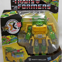 Transformers x Teenage Mutant Ninja Turtles 7 Inch Action Figure Deluxe Class - Toy Party Wallop (4 Different Heads)