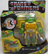 Transformers x Teenage Mutant Ninja Turtles 7 Inch Action Figure Deluxe Class - Toy Party Wallop (4 Different Heads)