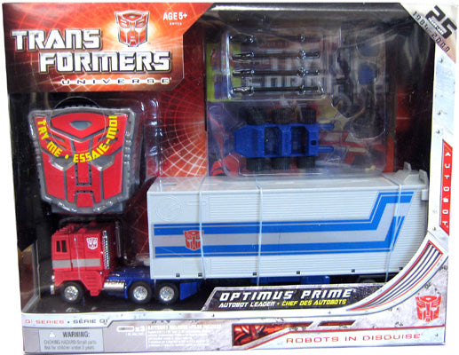 Transformers Universe 6 Inch Transfomring Figure 25th Anniversary Series - Optimus Prime Autobot Leader