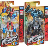 Transformers War For Cybertron Kingdom 3.5 Inch Action Figure Core Class Wave 2 - Set of 2 (Starscream - Megatron)