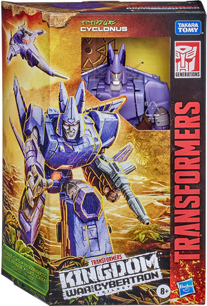 Transformers War For Cybertron Kingdom 7 Inch Action Figure Voyager Class Wave 1 - Cyclonus WFC-K9