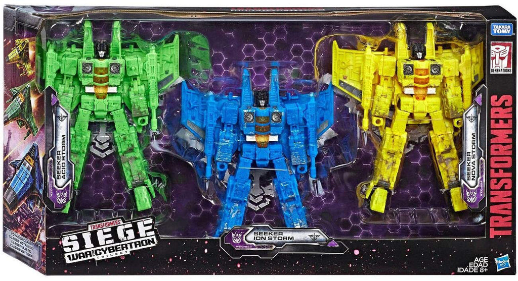 Transformers War For Cybertron Siege 7 Inch Action Figure Voyager Class Exclusive - Seekers Pack