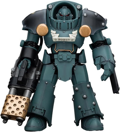 Warhammer 40000 5" Figure 1/18 Scale - Sons of Horus Tartaros Terminator Squad Terminator with Heavy Flamer and Chainfist