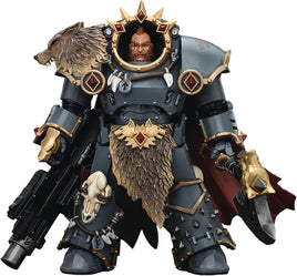 Warhammer 40000 5 Inch Action Figure 1/18 Scale - Space Wolves Hvarl Red-Blade