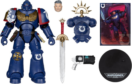 Warhammer 40000 7 Inch Action Figure - Ultramarines 3rd Company Lieutenant