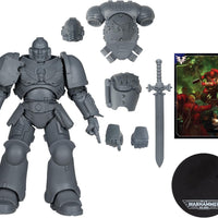 Warhammer 40000 7 Inch Action Figure Wave 11 - Assault Intercessor Sergeant (Blood Angel) Artist Proff