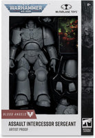 Warhammer 40000 7 Inch Action Figure Wave 11 - Assault Intercessor Sergeant (Blood Angel) Artist Proff