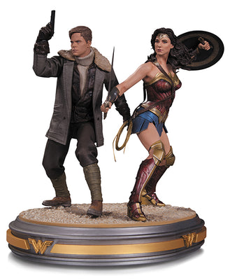 Wonder Woman Movie 13 Inch Statue Figure - Wonder Woman & Steve Trevor