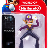 World Of Nintendo Super Mario 2.5 Inch Action Figure Limited Articulation Wave 1 - Waluigi