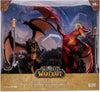 World Of Warcraft 7 Inch Static Figure 2-Pack - Red Highland Drake & Black Proto Drake
