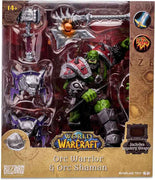 World Of Warcraft 7 Inch Static Figure Common Wave 1 - Orc Warrior & Shaman