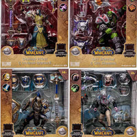 World Of Warcraft 7 Inch Static Figure Common Wave 1 - Set of 4 Common (Orc - Elf - Human - Priest)