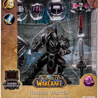 World Of Warcraft 7 Inch Static Figure Epic Wave 1 - Human Warrior & Paladin
