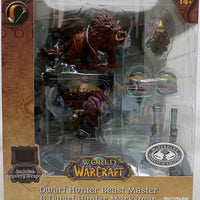 World Of Warcraft Posed 7 Inch Static Figure Wave 2 - Black Beard Dwarf Hunter Beast Master & Marksman Platinum