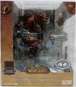 World Of Warcraft Posed 7 Inch Static Figure Wave 2 - Black Beard Dwarf Hunter Beast Master & Marksman Platinum