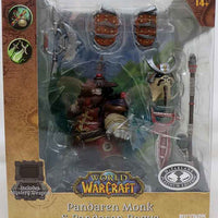 World Of Warcraft Posed 7 Inch Static Figure Wave 2 Exclusive - Red Pandaren Monk & Rogue Platinum