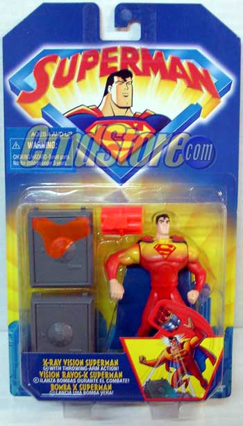 X-RAY VISION SUPERMAN Animated Series DC Comics Action Toy Figure