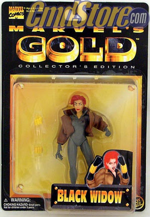 BLACK WIDOW 5" Action Figrue MARVEL GOLD COLLECTOR'S EDITION Toy Biz Toy