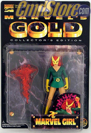 MARVEL GIRL 5" Action Figrue MARVEL GOLD COLLECTOR'S EDITION Toy Biz Toy