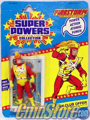FIRESTORM The Nuclear Man 5" Action Figure SUPER POWERS COLLECTION DC Comics Kenner Toy (SUB-STANDARD PACKAGING)