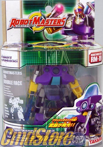 DOUBLE FACE RM-19 Action Figure TRANSFORMERS ROBOT MASTERS Takara Toy